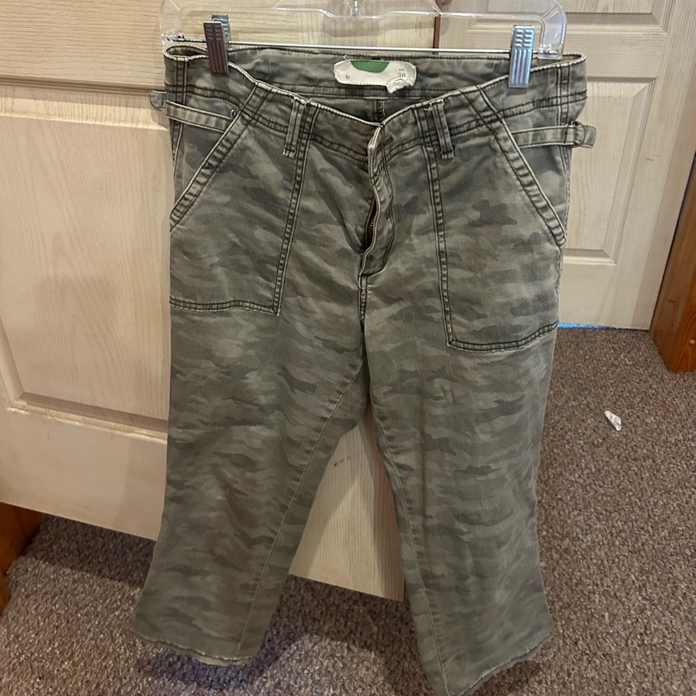 Anthropology Camo Pants